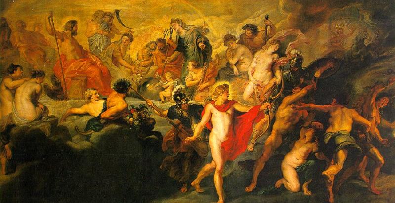 Peter Paul Rubens The Council of the Gods France oil painting art